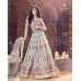 18005 SILVER GREY ZOYA EMERAID WEDDING WEAR LEHENGA